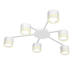 Світильник VIDEX під лампу 6xGX53 накладний білий VL-SPF21B-WP