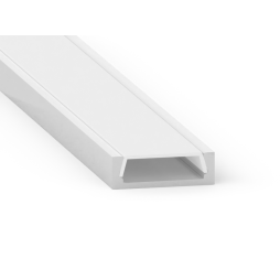 Профиль алюминиевый анодированный LEDUA АЛ-02-2 + рассеиватель для LED ленты накладной 1 м