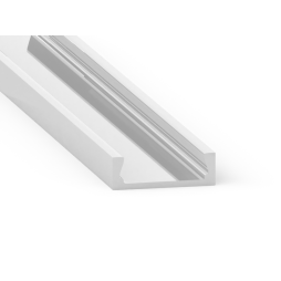 Профиль алюминиевый анодированный LEDUA АЛ-02-2 + рассеиватель для LED ленты накладной 1 м