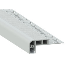 Профиль алюминиевый анодированный лестничный LEDUA АЛ-28 + рассеиватель для LED ленты для ступеней 2 м