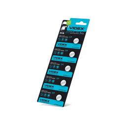 Батарейка літієва CR1225 5шт BLISTER CARD Videx