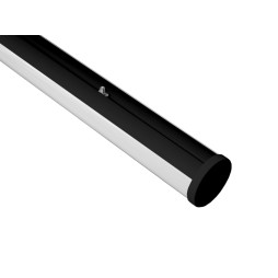 Світильник світлодіодний підвісний лінійний круглий "N30-1000" 220V 18W 4000k чорний, довжина троса 2м LEDUA