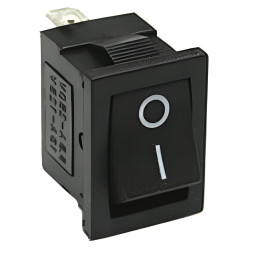 Перемикач  Lemanso  LSW17 малий чорний 3 полож. без фікс./ KCD1-123-2