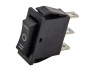 Перемикач Lemanso LSW18 вузький чорний 3 полож. з фікс./ KCD3-103 15A 250VAC кратно 25 штук