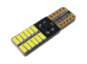 Світлодіодна авто лампа T10-3014-24smd білий 24V обманка LEDUA