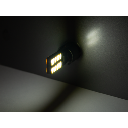 Світлодіодна авто лампа T10-3014-24smd білий 24V обманка LEDUA