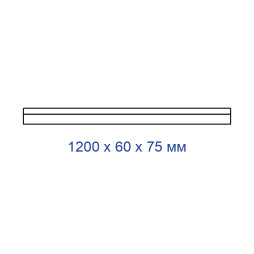 Світлодіодний лінійний світильник Feron AL4030 48Вт 4000K чорний