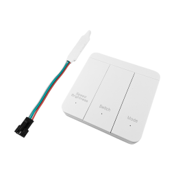 Настінний клавішний перемикач з RF контролером для стрічки Running effect 12-24V - 3 клавіші #193