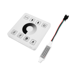 Настінна сенсорна панель з RF контролером для стрічки Running effect 12-24V #195