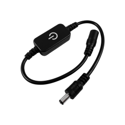 Диммер для светодиодной ленты mini 6A 12-24V 1 канал Черный