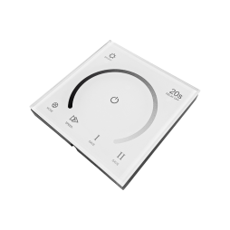 Диммер с клеммами 4A/CH 12-24V Сенсорная панель 6 кнопок 3 канала Белый