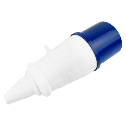 Вилка переносная (ОП) 32А/4п (3п+н) 220-240V IP44 синяя LEE-023L LM2005