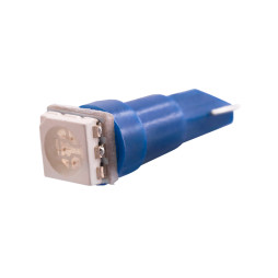 Світлодіодна авто лампа T5-5050-1smd синій 24V LEDUA
