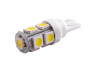 Світлодіодна авто лампа T10-5050-9smd білий 24V LEDUA