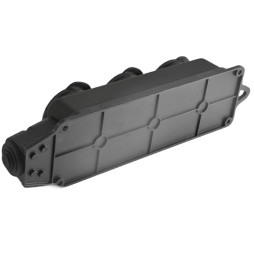 Колодка 3 гнізда з заземленням  каучукове LMA062 Лємансо