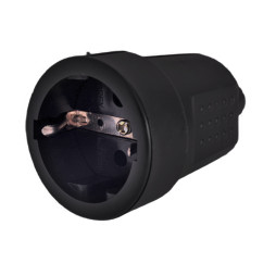 Гніздо з заземленням каучукове LMA055 Лємансо