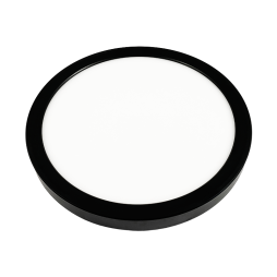 Світильник світлодіодний круглий накладний 24Вт 175-265V 5000К чорний (MD-01-R24-5) Biom