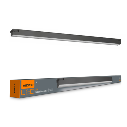 Світильник світлодіодний лінійний магістральний BNL02 50W 1.2м 5000K 220V Чорний (VL-BNL02-50125B) VIDEX