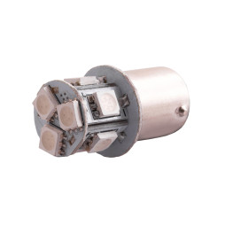 Світлодіодна авто лампа T25-5050-8SMD 1156 червоний 24V LEDUA