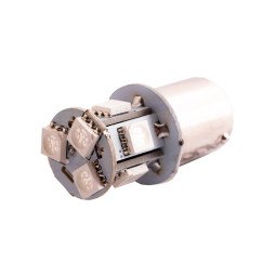 Світлодіодна авто лампа T25-5050-8SMD 1156 синій 12V LEDUA