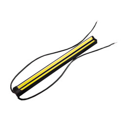 Денні ходові вогні COB slim чорний корпус 12V білий LEDUA