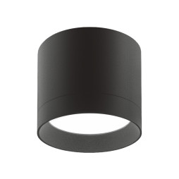 Светильник VIDEX IP44 под лампу GX53 накладной Черный VL-SPF19A-B