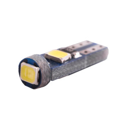 Світлодіодна авто лампа T5-2835-3smd білий 12V LEDUA