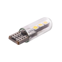 Світлодіодна авто лампа T10-2835-6smd скло 1.5W білий 12V LEDUA