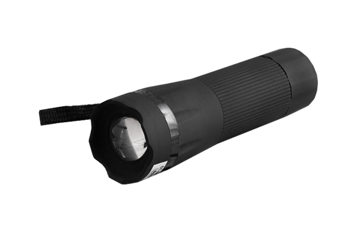 Ліхтарик 1W Lumen чорний LMF39 пластик Лємансо