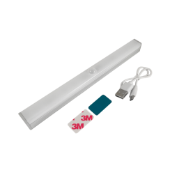 Світильник 2W 3,7V 6500К з д/руху+кнопка 0,210м / LM31012 + акум 500мАг без фотоелемента Лємансо