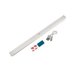 Світильник 6,4W 3,7V 6500К з д/руху+кнопка 0,300м / LM31013 + акум 500мАг без фотоелемента Лємансо