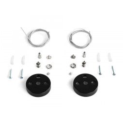 Комплект для подвесного монтажа линейного светильника VIDEX BNL02 Black (VL-BNL02-F05B)