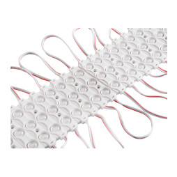 Світлодіодні модулі 2835-3smd 12V IP65 1,5ватт з лінзою помаранчеві LEDUA