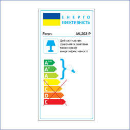 Накладной светильник Feron ML203-P под лампу черный