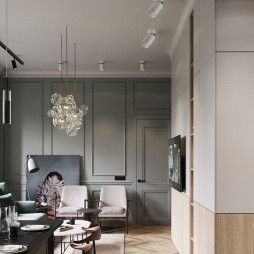 Накладний поворотний світильник Feron ML180 під лампу чорний