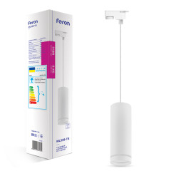 Трековий світильник Feron ML328-TR під лампу на підвісі білий