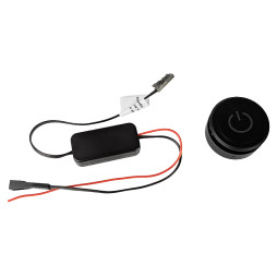 Бездротовий сенсорний перемикач, вхід/вихід контролера, DC12V макс. 3А, чорний LD-380T LEDUA