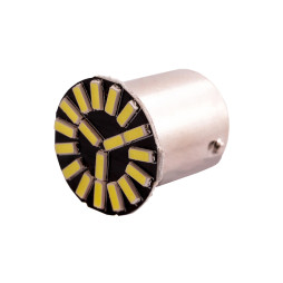 Світлодіодна авто лампа T25-4014-18SMD 1156 білий 12V LEDUA