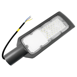 Світильник на стовб SMD 30W 3600LM 100-277V захист від грози 4KV сірий CAB68-30 Лємансо