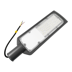 Світильник на стовб SMD 50W 6000LM 100-277V захист від грози 4KV сірий CAB68-50 Лємансо