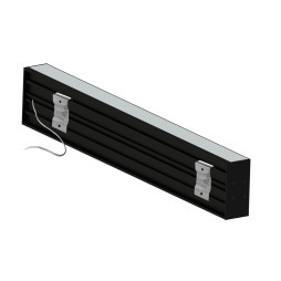 Світильник світлодіодний настінний двосторонній "N39-500" 220V 20W 960LM 500мм 4500K з внутрішнім драйвером чорний LEDUA