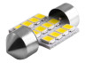 Світлодіодна авто лампа S85-31mm-12smd 3528 білий 12V LEDUA