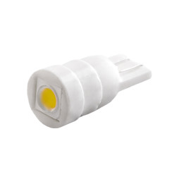 Світлодіодна авто лампа T10-1smd-1W фарфор білий 12V LEDUA