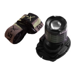 Ліхтар налобний 6808-XPE,встр. аккум.,12V/220V,zoom,BOX Police