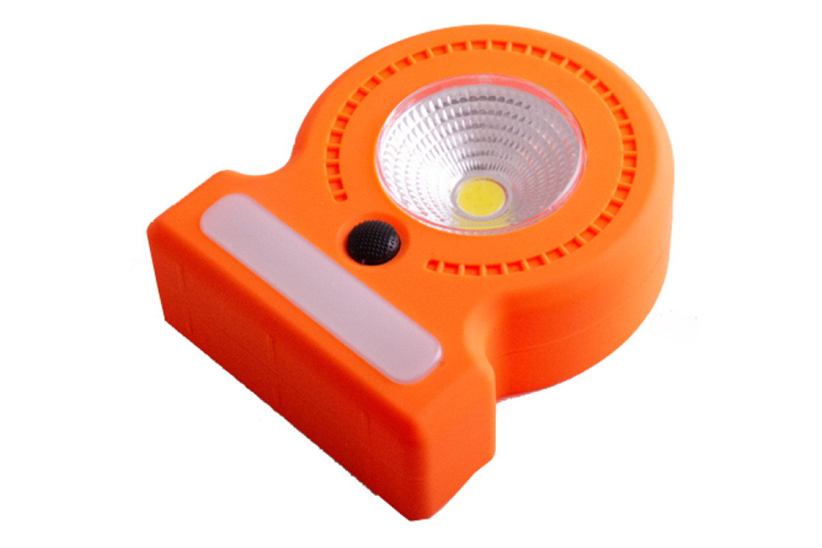 Ліхтар кемпінг 037-A-COB+8SMD(white)+5SMD(red), магніт, крюк для підвіски, сирена, 3хАА