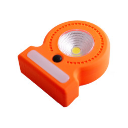 Фонарь для кемпинга с магнитом, крюк для подвески, сирена, 3хАА