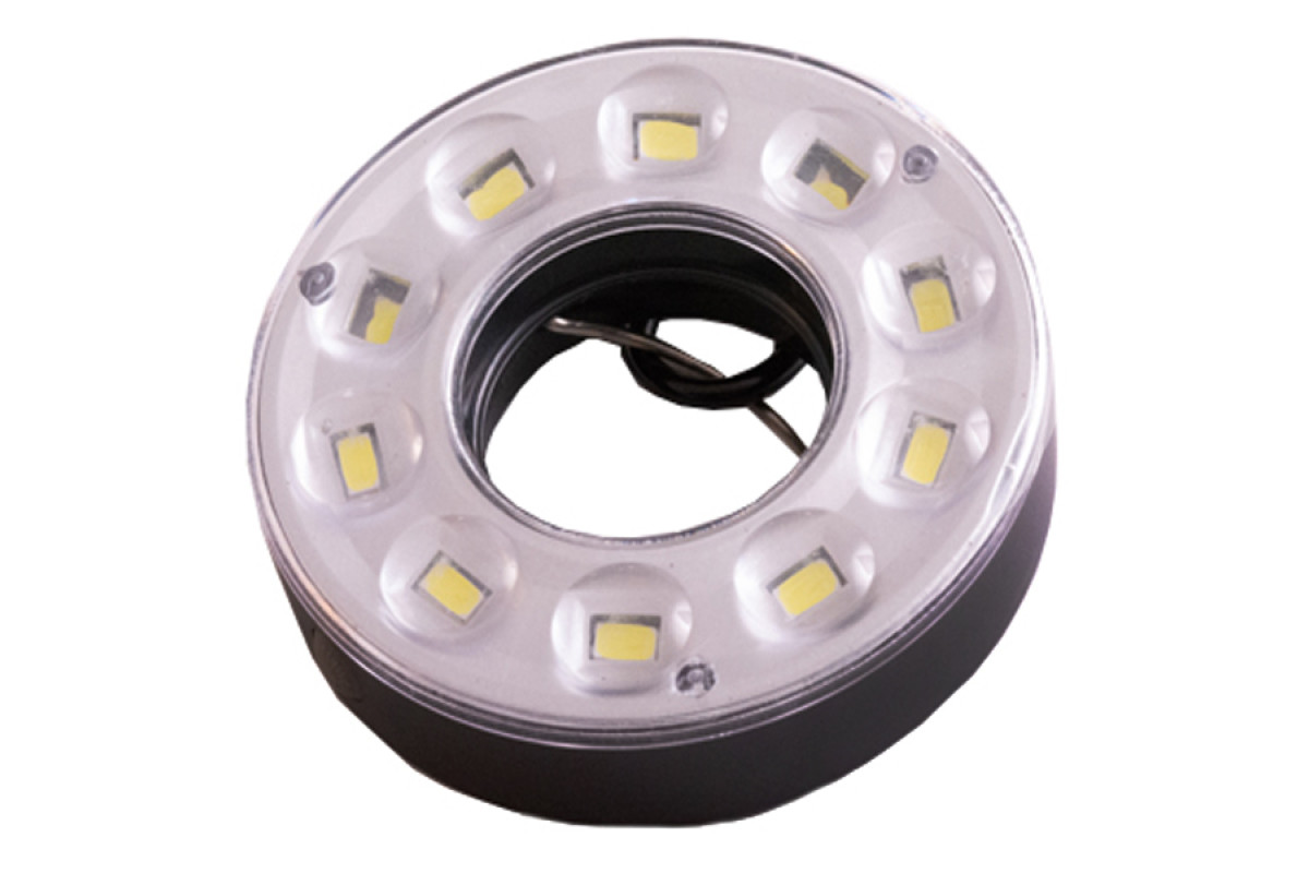 Ліхтар кемпінг BL-981-10SMD, петля для підвісу, карабін, 3xAAA
