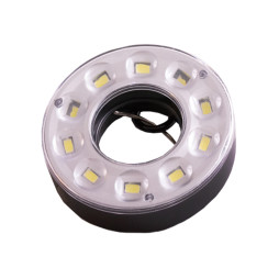 Фонарь для кемпинга с карабином BL-981-10SMD, петля для подвеса, 3xAAA