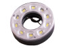 Фонарь для кемпинга с карабином BL-981-10SMD, петля для подвеса, 3xAAA