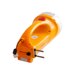 Фонарь ручной YJ-2804 аккумуляторный (4LED боковая панель)